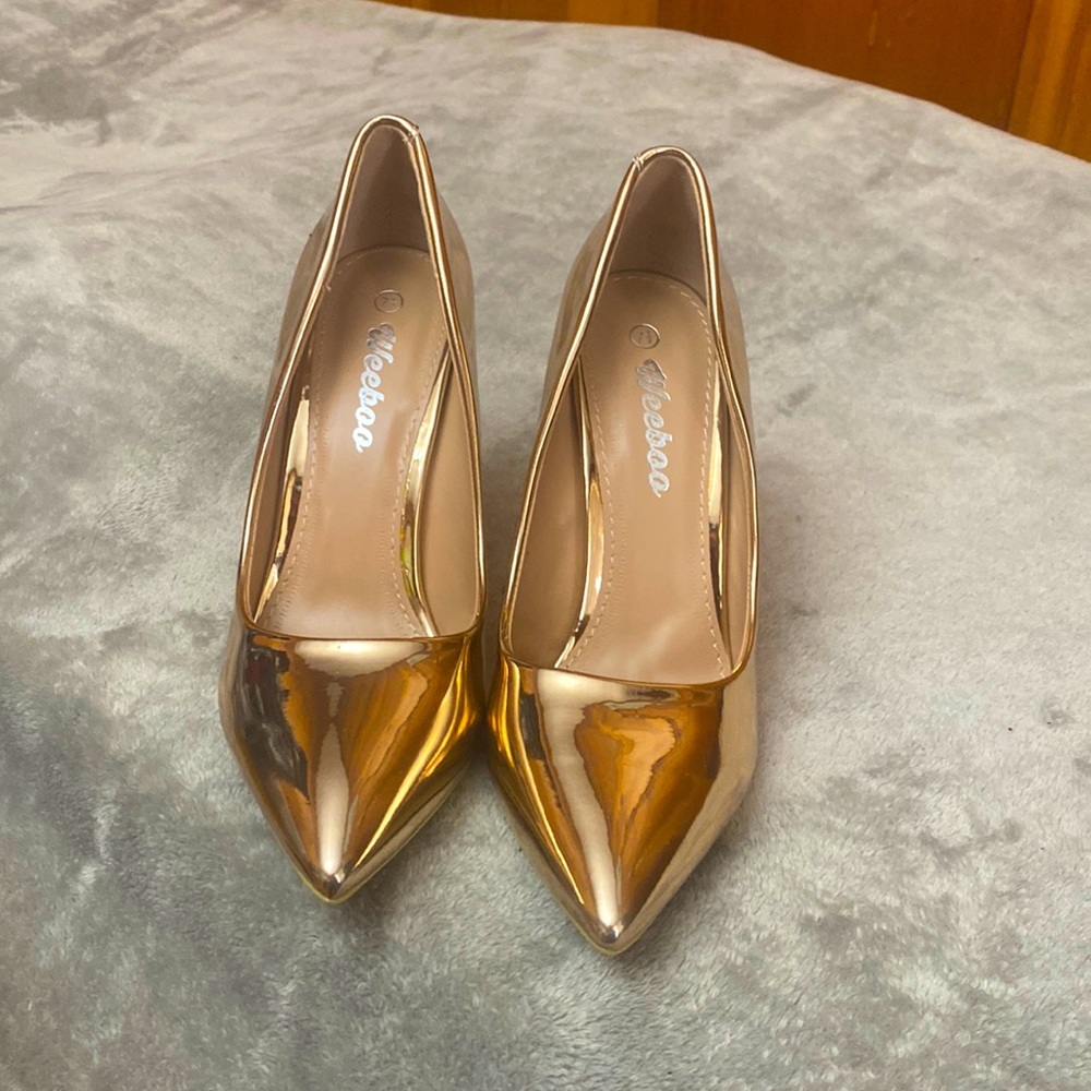 Gold heels